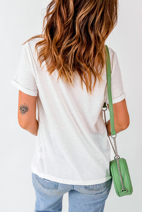 White It'S A Good Day To Drink On A Boat Letters T Shirt