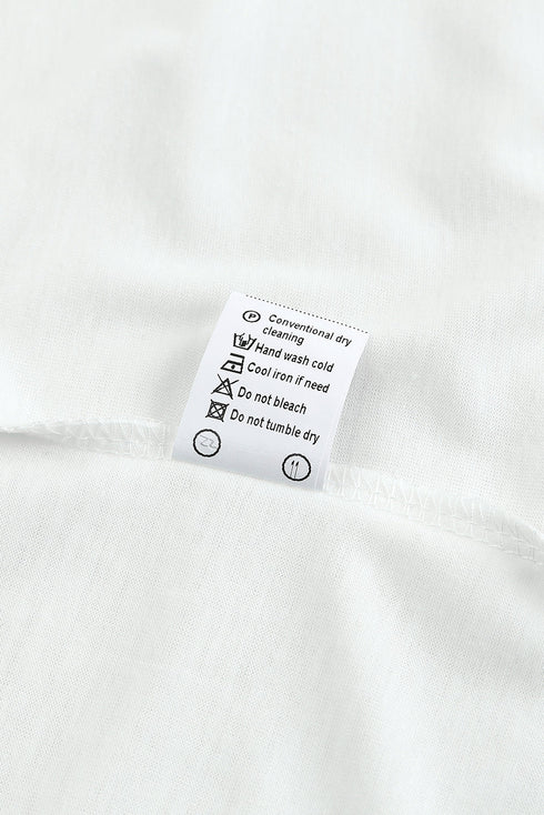 White Nashville Graphic Printed Short Sleeve T Shirt