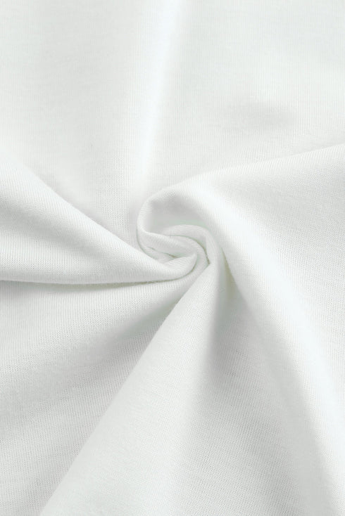 White Nashville Graphic Printed Short Sleeve T Shirt