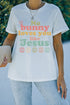 White No Bunny Loves You Like Jesus Easter Day T-Shirt