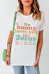 White No Bunny Loves You Like Jesus Easter Day T-Shirt