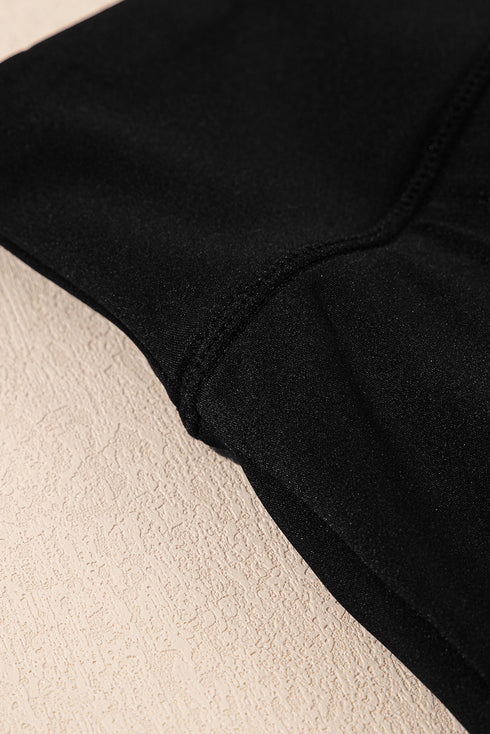 Wide Band High Rise Loose Fit Active Shorts