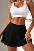 Wide Band High Rise Loose Fit Active Shorts