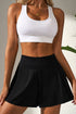 Wide Band High Rise Loose Fit Active Shorts
