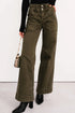 Wide Leg Double Waistband Loose Straight Denim Jeans