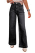 Wide Leg Pocketed High Waist Jeans