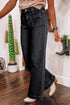 Wide Leg Pocketed High Waist Jeans