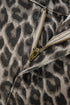 Wide Leg Western Leopard Print Stretch Denim Jeans