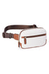 Wide Strap Patched Faux Leather Camera Crossbody Bag