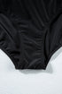 Wide Waistband Smooth Stretch Mini Swim Skirt