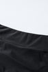 Wide Waistband Smooth Stretch Mini Swim Skirt