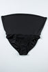 Wide Waistband Smooth Stretch Mini Swim Skirt