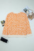 Wild Animal Pattern Button Front Knit Cardigan