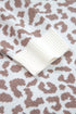 Wild Animal Pattern Button Front Knit Cardigan