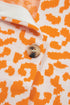 Wild Animal Pattern Button Front Knit Cardigan