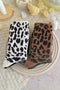 Wild Animal Print Ribbed Knit Crew Socks