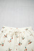 Wild Duck Mallard Print Drawstring Stretch Denim Shorts