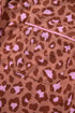 Wild Print Short Sleeve Button Down Wide Leg Pajama Set