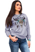 Wild Soul Western Graphic Print Drop Shoulder Pullover Sweatshirt