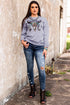 Wild Soul Western Graphic Print Drop Shoulder Pullover Sweatshirt