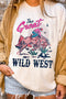 Wild West Rodeo Graphic Short Sleeve Crew Neck Tee