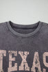 Wild West Texas Steer Head Graphic Mineral Wash Oversized Tee