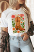Wildflower West Floral Cowboy Boot Graphic Tee