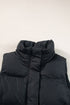 Windproof Longline Full Zipper Puffer Vest with Pockets