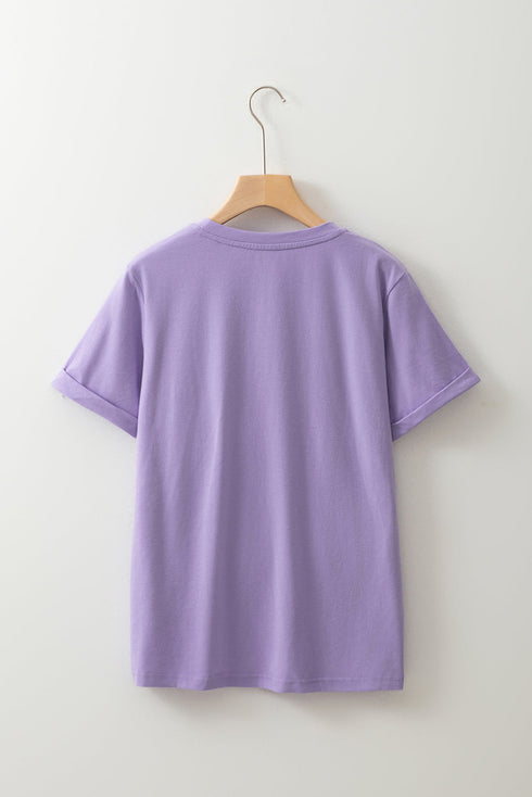 Wisteria Craw Fish Season Graphic Short Sleeve Top