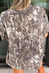Woodland Camouflage Kentucky Western Oversize Graphic Tee