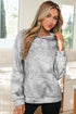 Woodland Camouflage Print Comfy Pullover Hoodie