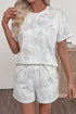 Woodland Camouflage Print Two Piece Matching Short Set