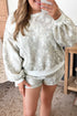 Woodland Camouflage Pullover And Shorts Lounge Set
