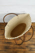 Woven Plaited Straw And Crochet Textured Shoulder Bag