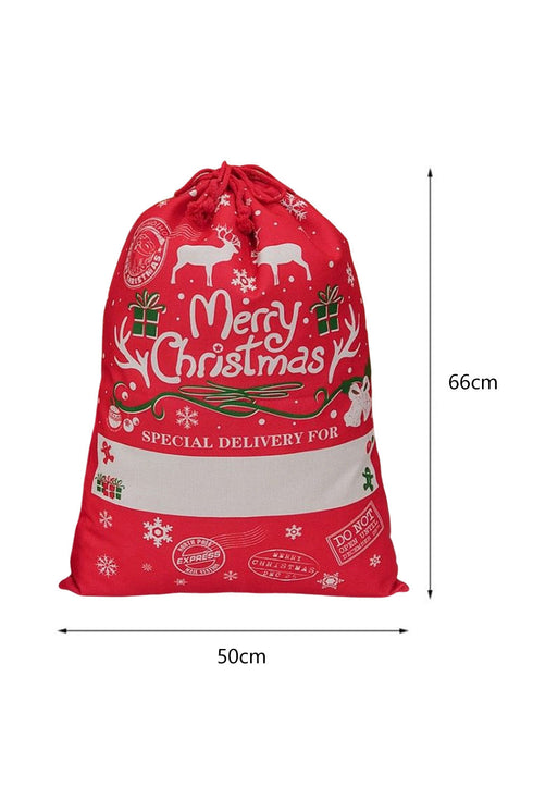 Woven Straw Drawstring Present Wrapping Storage Bag