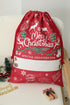 Woven Straw Drawstring Present Wrapping Storage Bag