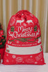 Woven Straw Drawstring Present Wrapping Storage Bag