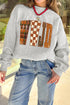 Wwjd Graphic Mock Neck Oversized Faith Sweatshirt