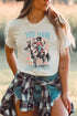 Yee Haw State Of Mind Retro Cowgirl Western Graphic T Shirt