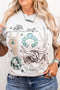 Yee Haw Western Fashion Graphic Print Tee
