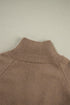 Zip Front Geometric Pattern Collared Knit Cardigan