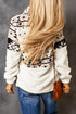 Zip Neck Oversize Fluffy Fleece Pullover