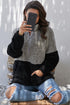 Zip Neck Oversize Fluffy Fleece Pullover