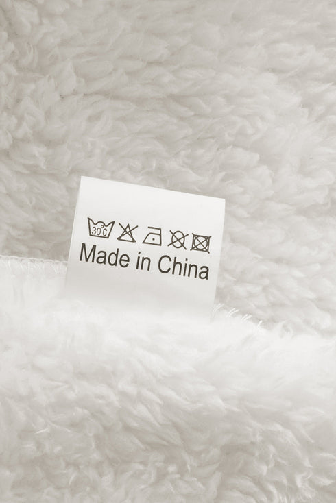 Zip Neck Oversize Fluffy Fleece Pullover