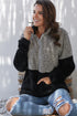 Zip Neck Oversize Fluffy Fleece Pullover