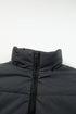 Zip Up Drawstring Hem Puffer Coat