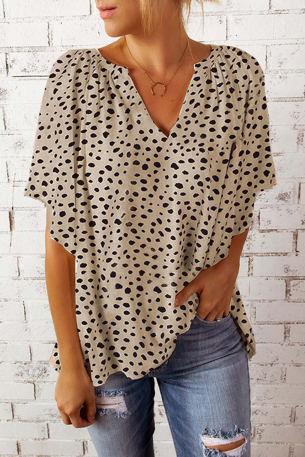 Wide Sleeve Blouse
